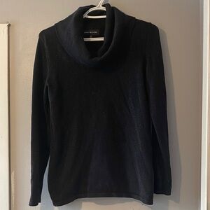 Sparkling Jones New York Black Knit Cowl Turtleneck Sweater Women’s Medium Party